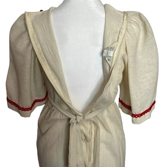 Vintage Dutchess Jr. Loungewear Long Boho Embroidered Dress - Picture 5 of 10